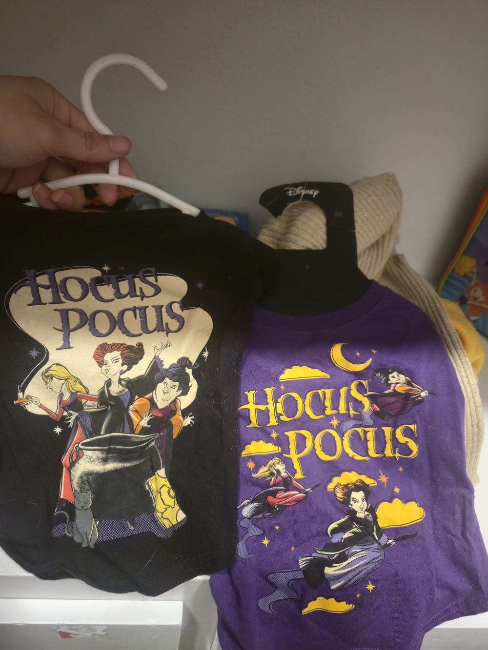 Disney Hocus Pocus Dog Costume Tees - Purple & Black